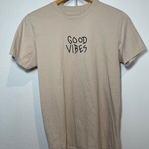 Good Vibes Tan T-Shirt
